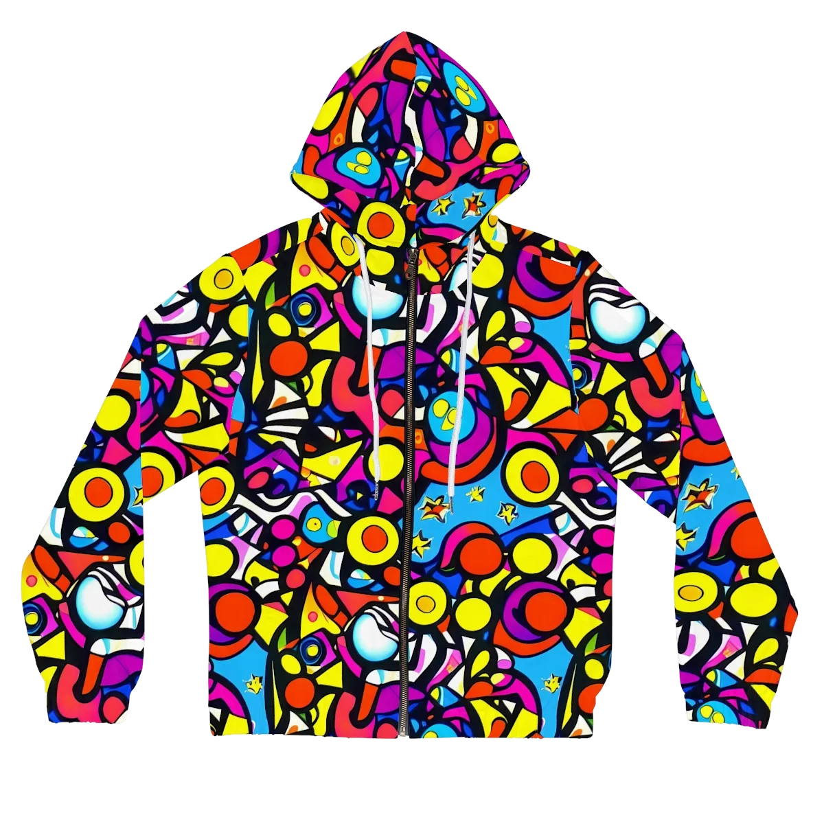 Eclectic Fantasy on Women's Full-Zip Hoodie — Front