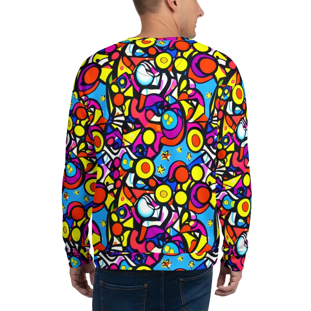 Eclectic Fantasy on Sweatshirt — Back