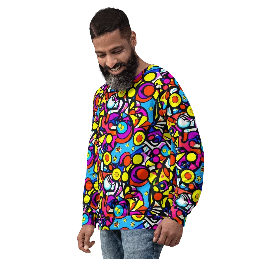 Eclectic Fantasy on Sweatshirt — Left Front