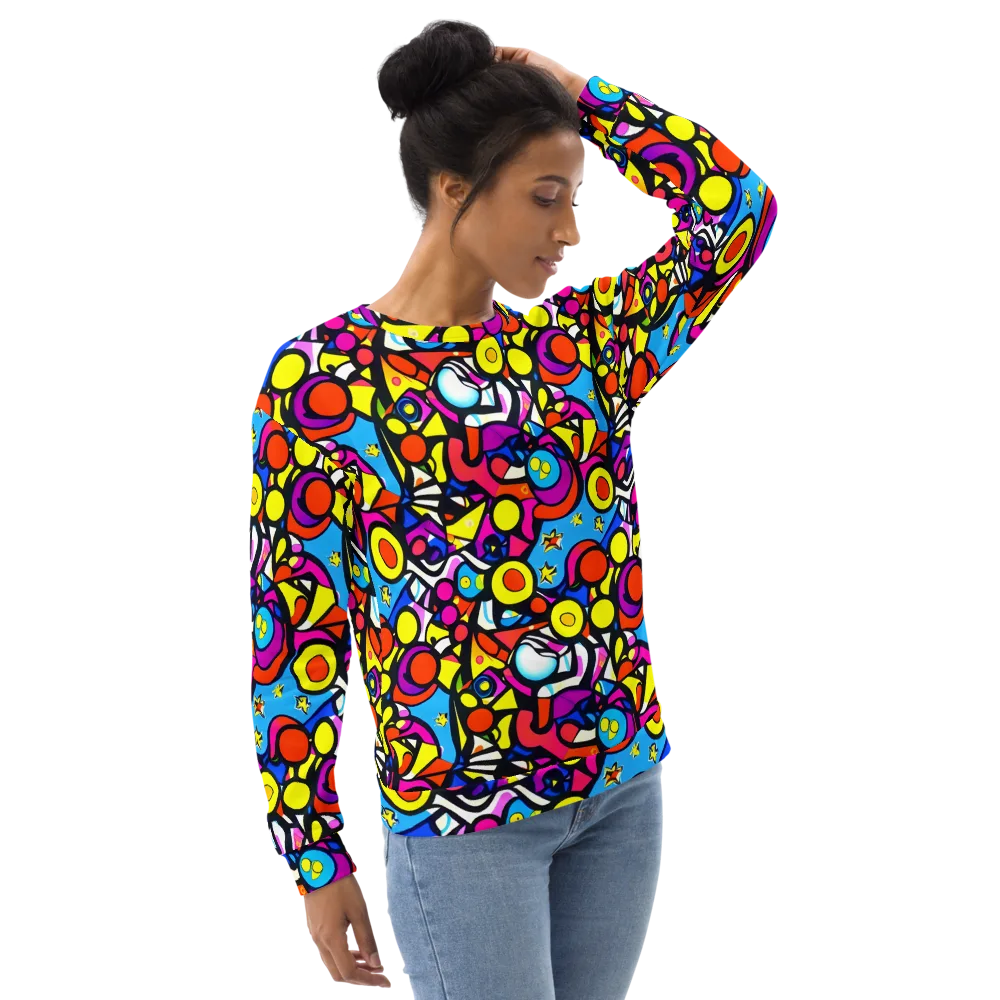 Eclectic Fantasy on Sweatshirt — Right Front