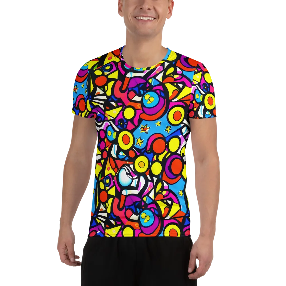 Eclectic Fantasy on Men's Athletic T-Shirt — Front