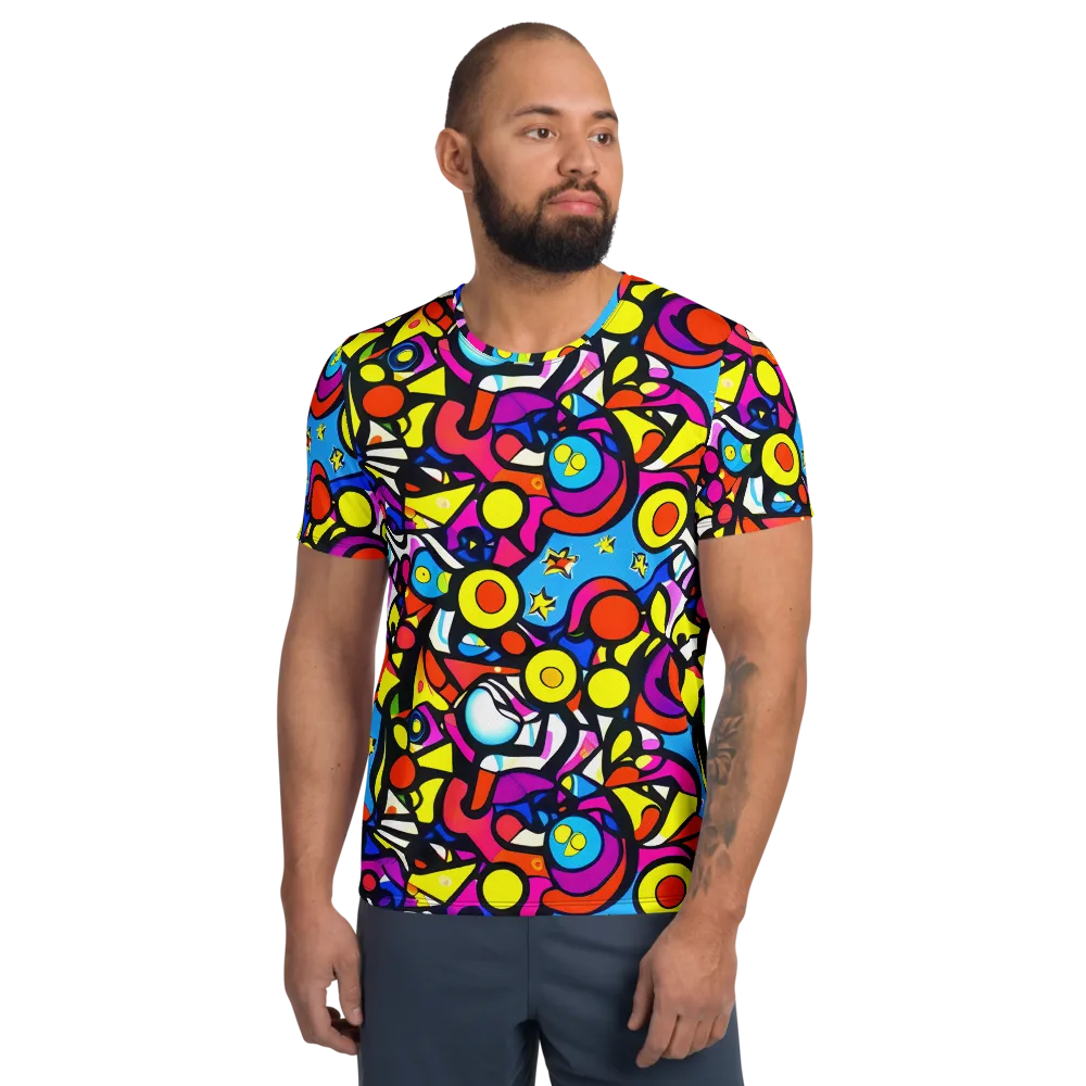 Eclectic Fantasy on Men's Athletic T-Shirt — Front