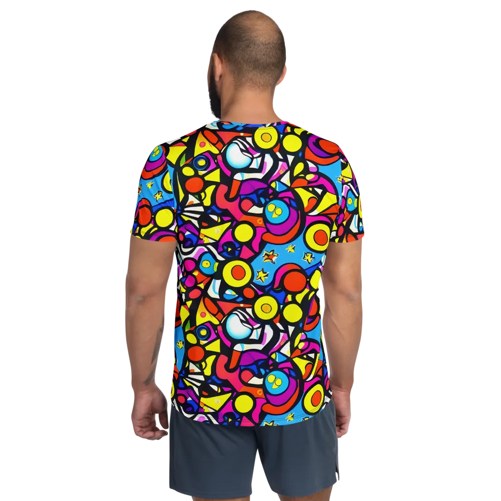 Eclectic Fantasy on Men's Athletic T-Shirt — Back