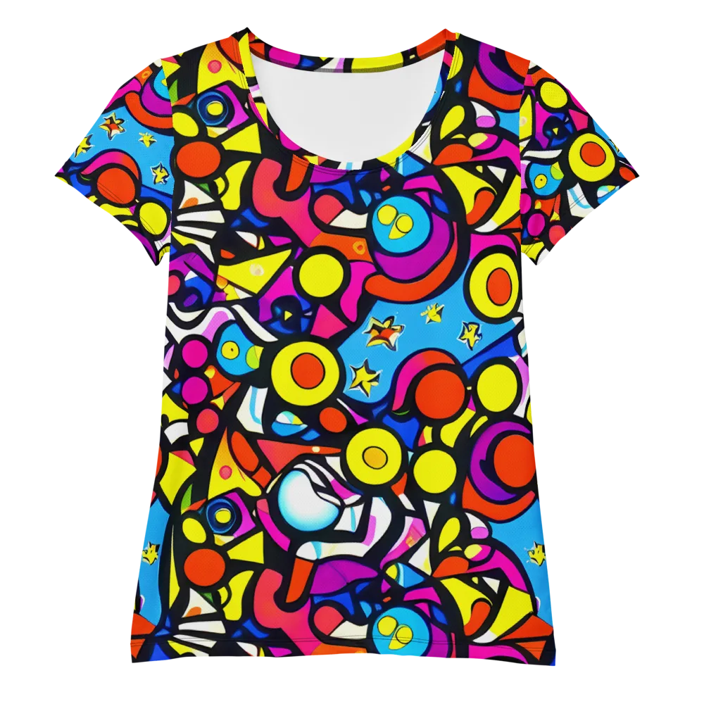 Eclectic Fantasy on Women's Athletic T-Shirt — Front