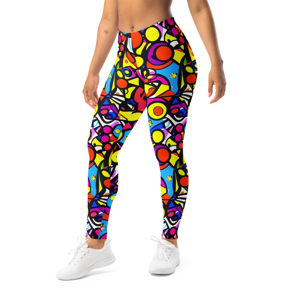 Eclectic Fantasy on Leggings — Left Front