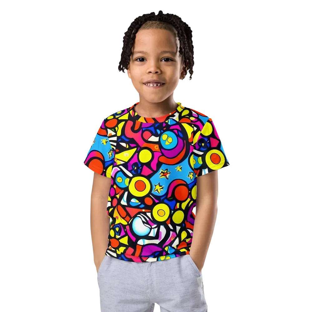 Eclectic Fantasy on Kids Crew Neck T-Shirt — Front
