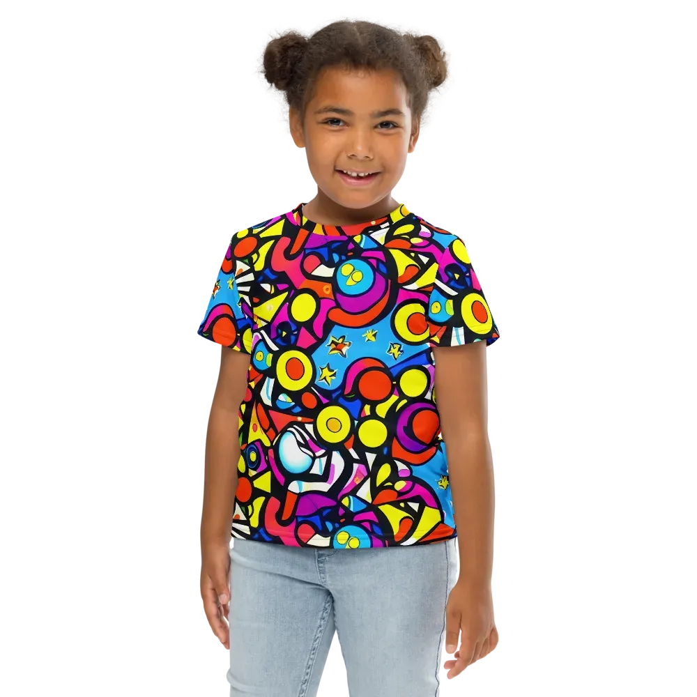Eclectic Fantasy on Kids Crew Neck T-Shirt — Front