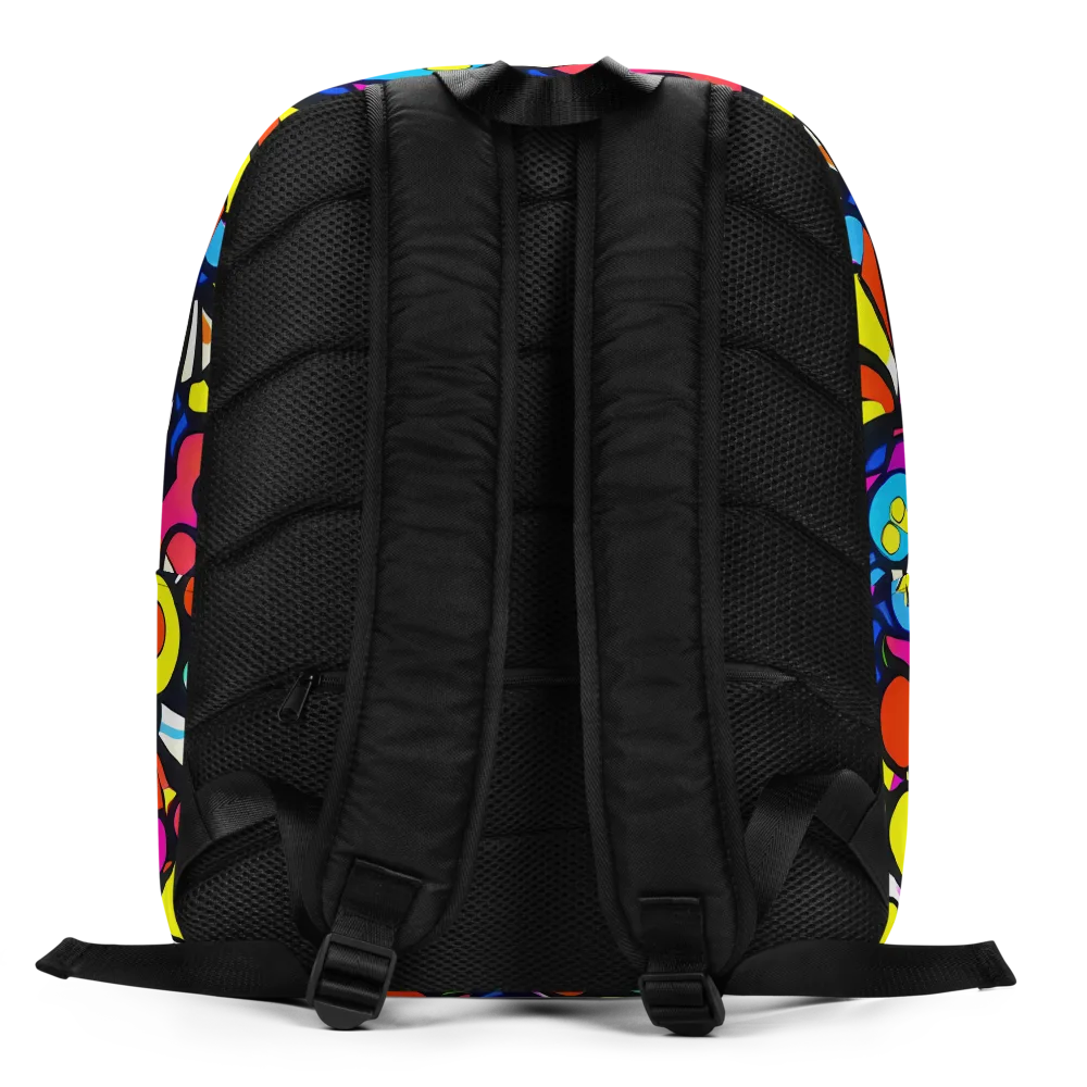 Eclectic Fantasy on Minimalist Backpack — Back
