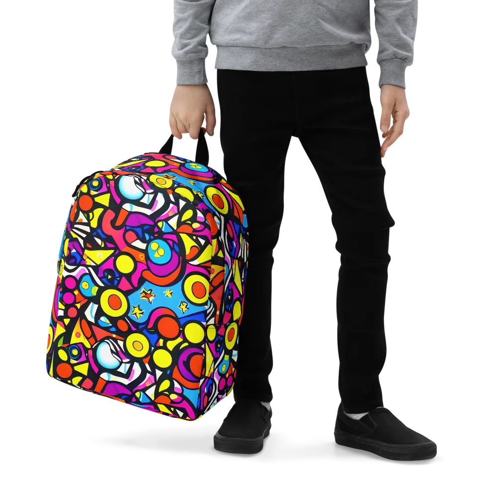 Eclectic Fantasy on Minimalist Backpack — Zoomed-in