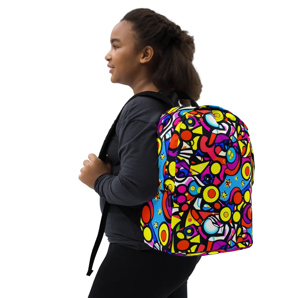 Eclectic Fantasy on Minimalist Backpack — Right Front