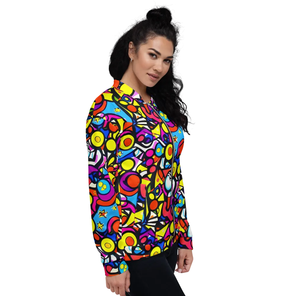 Eclectic Fantasy on Bomber Jacket — Right