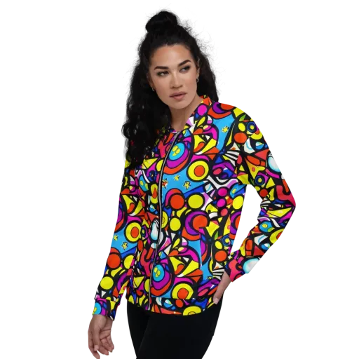 Eclectic Fantasy on a Bomber Jacket