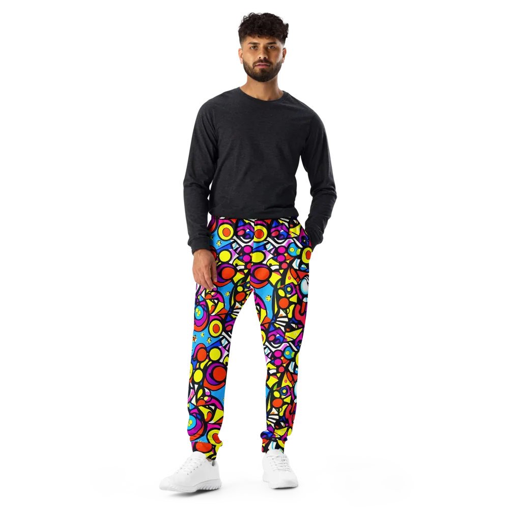 Eclectic Fantasy on Men's Joggers — Front