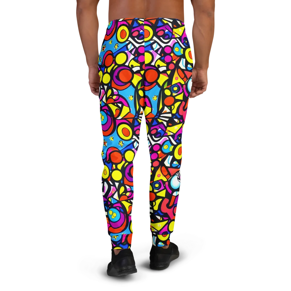 Eclectic Fantasy on Men's Joggers — Back
