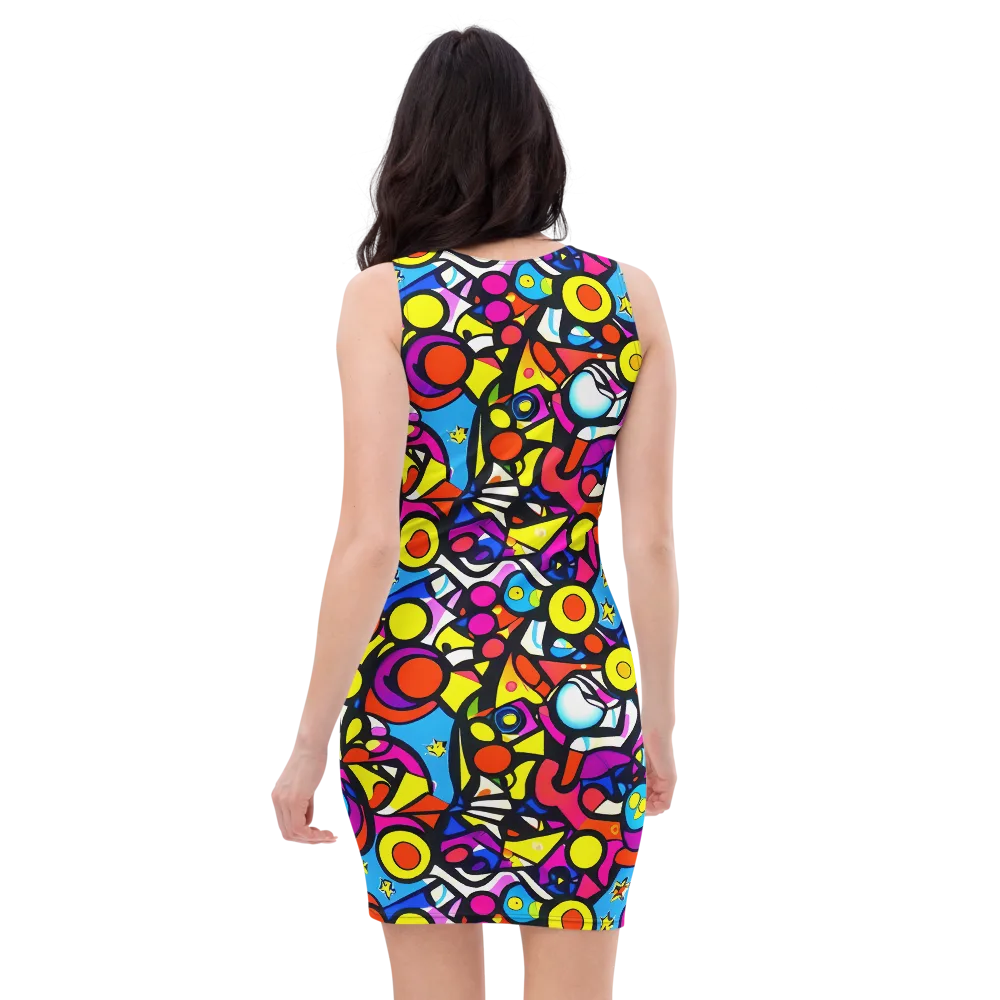 Eclectic Fantasy on Bodycon Dress — Back