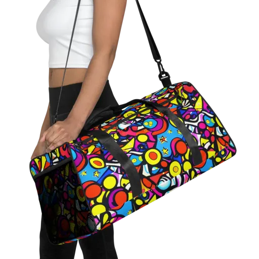 Eclectic Fantasy on a Duffle Bag