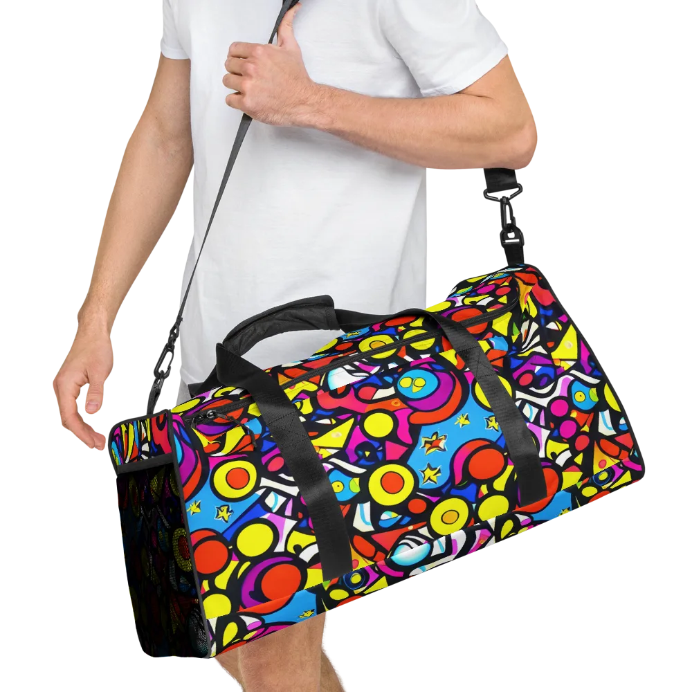 Eclectic Fantasy on Duffle Bag — Right Front