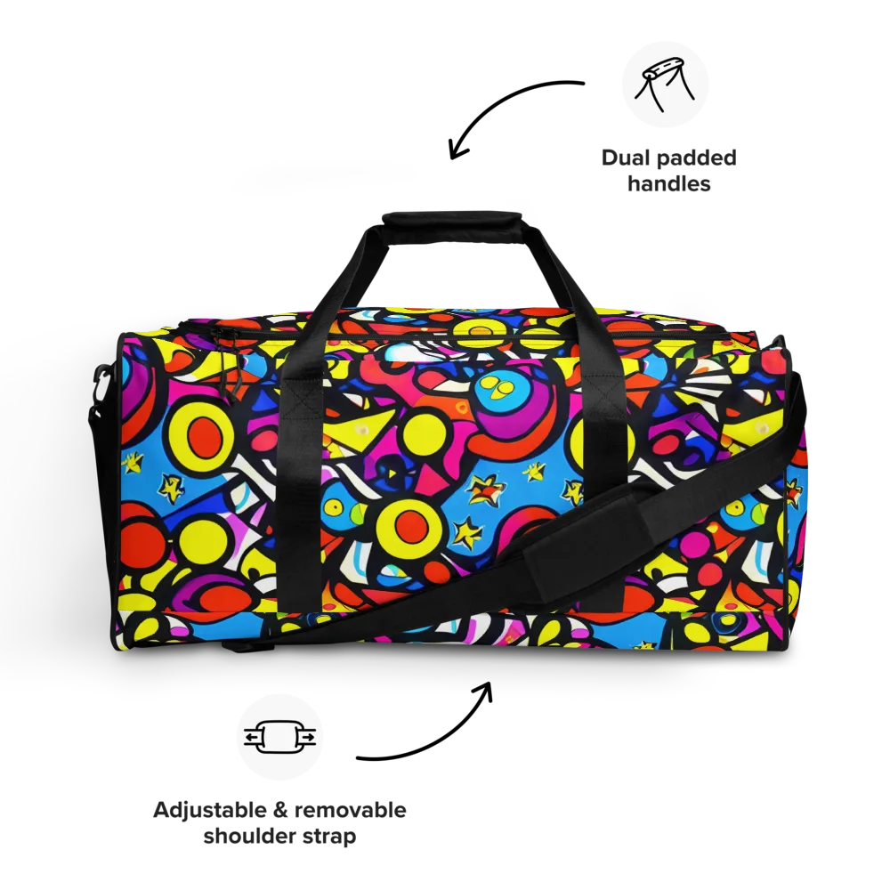 Eclectic Fantasy on Duffle Bag — Front