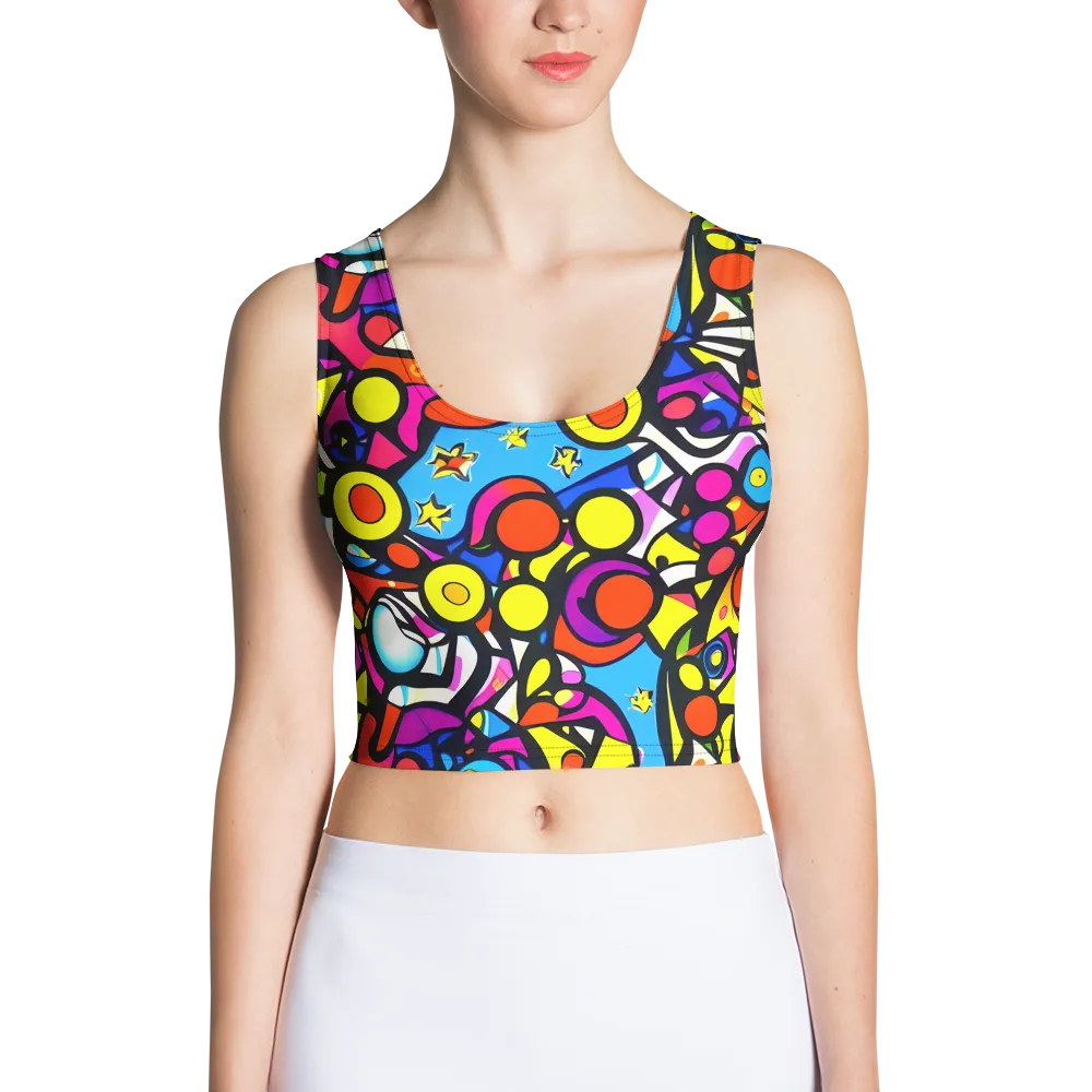 Eclectic Fantasy on Crop Top — Front