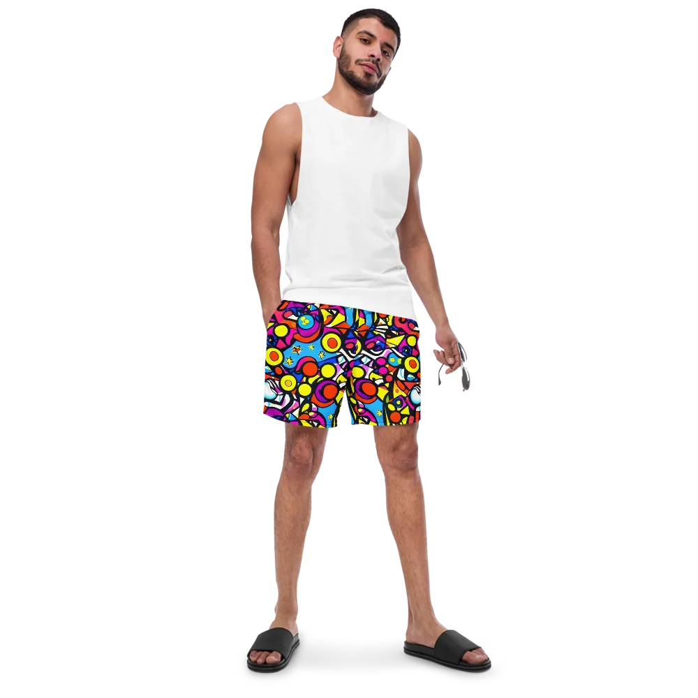 Eclectic Fantasy on Swim Trunks — Front