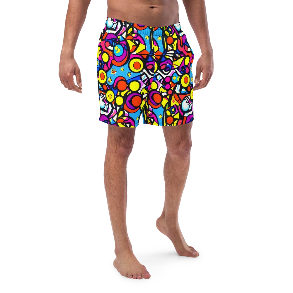 Eclectic Fantasy on Swim Trunks — Front