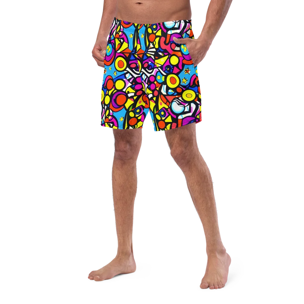 Eclectic Fantasy on Swim Trunks — Left Front