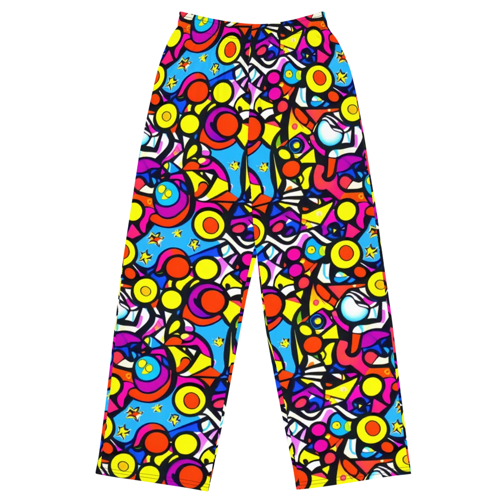 Eclectic Fantasy on Wide-Leg Pants — Front