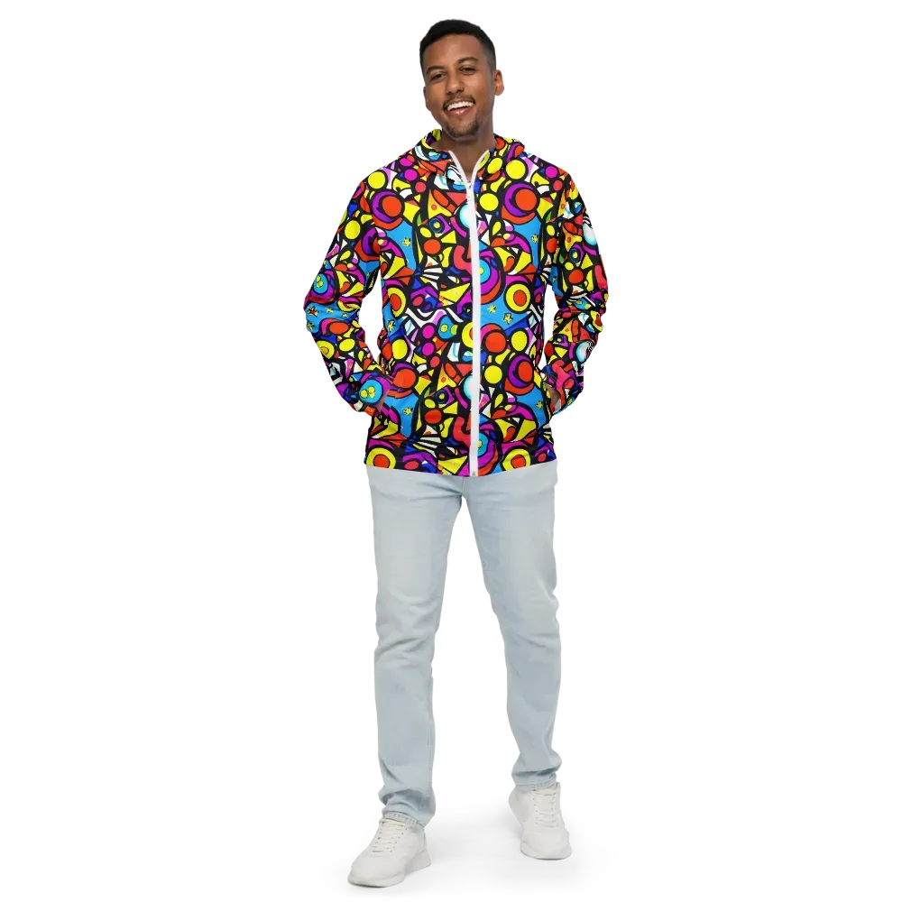 Eclectic Fantasy on Men's Windbreaker — Front