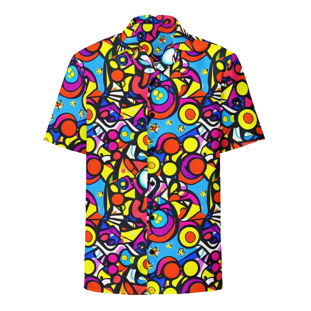 Eclectic Fantasy on Button Shirt — Front