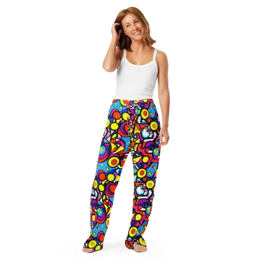 Eclectic Fantasy on a Women's Pajama Pants