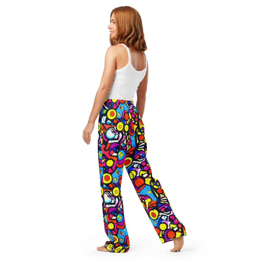 Eclectic Fantasy on Women's Pajama Pants — Back