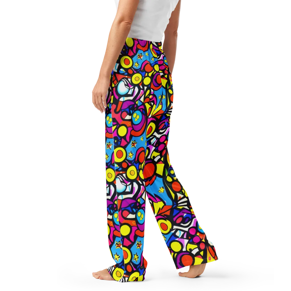 Eclectic Fantasy on Women's Pajama Pants — Left