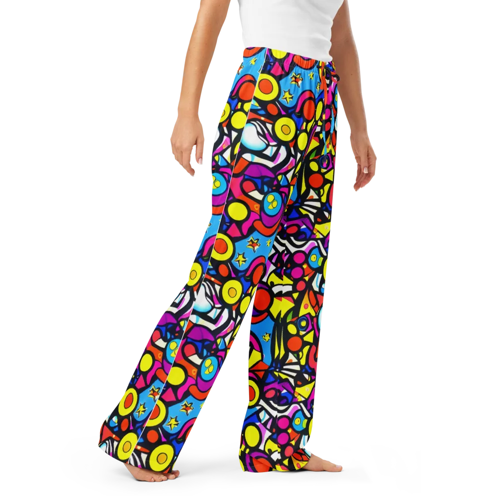 Eclectic Fantasy on Women's Pajama Pants — Right Front