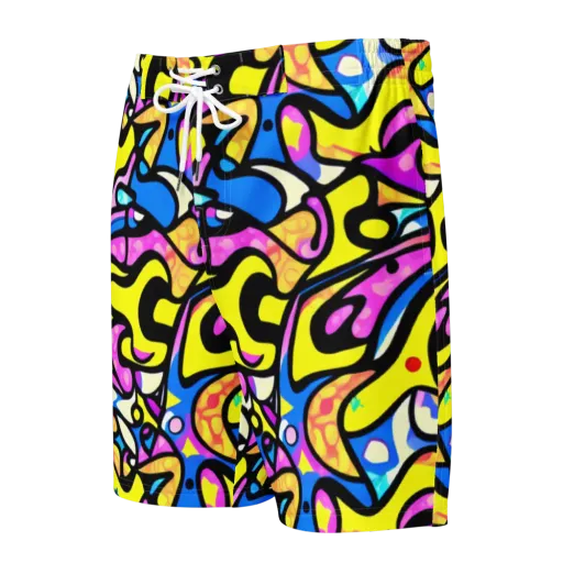 Britto's Odyssey on a Men's Board Shorts