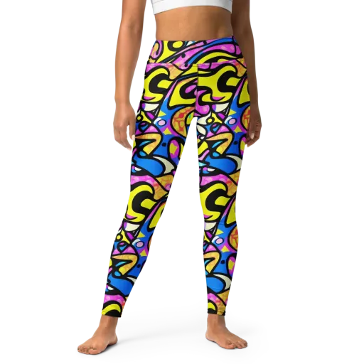 Britto's Odyssey on a Yoga Leggings