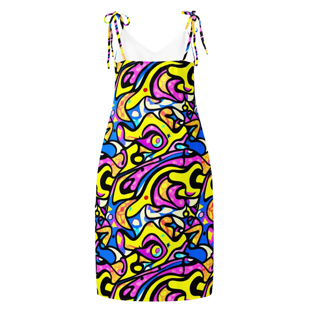 Britto's Odyssey on Slip Dress — Back
