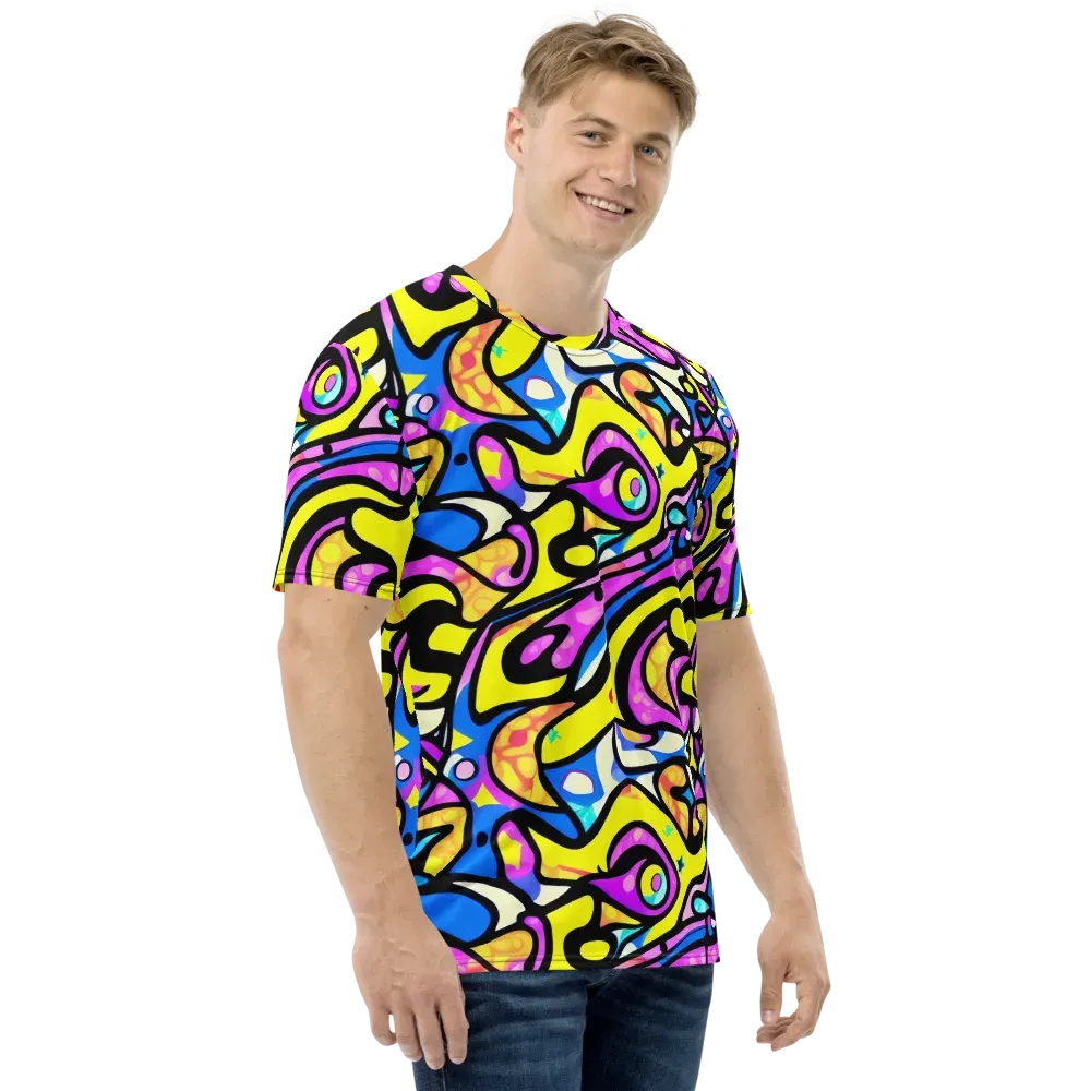 Britto's Odyssey on Men's Crew Neck T-Shirt — Right