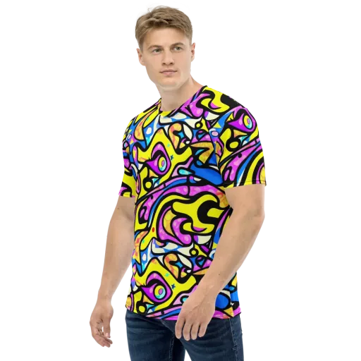 Britto's Odyssey on a Men's Crew Neck T-Shirt