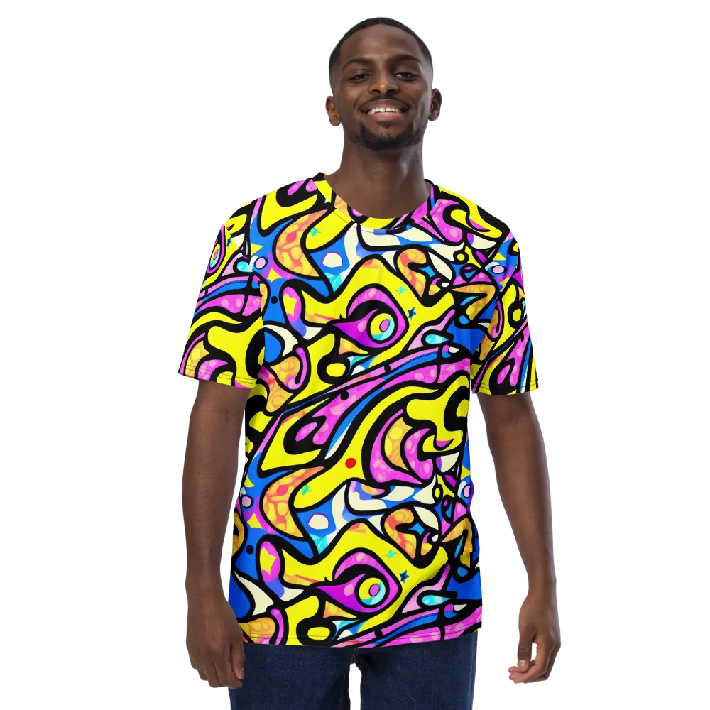 Britto's Odyssey on Men's Crew Neck T-Shirt — Front