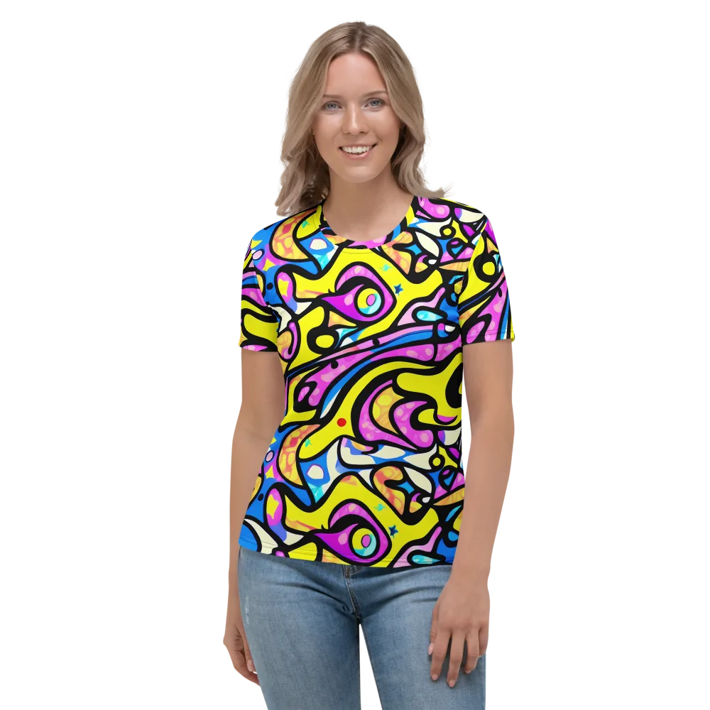 Britto's Odyssey on Women's Crew Neck T-Shirt — Front