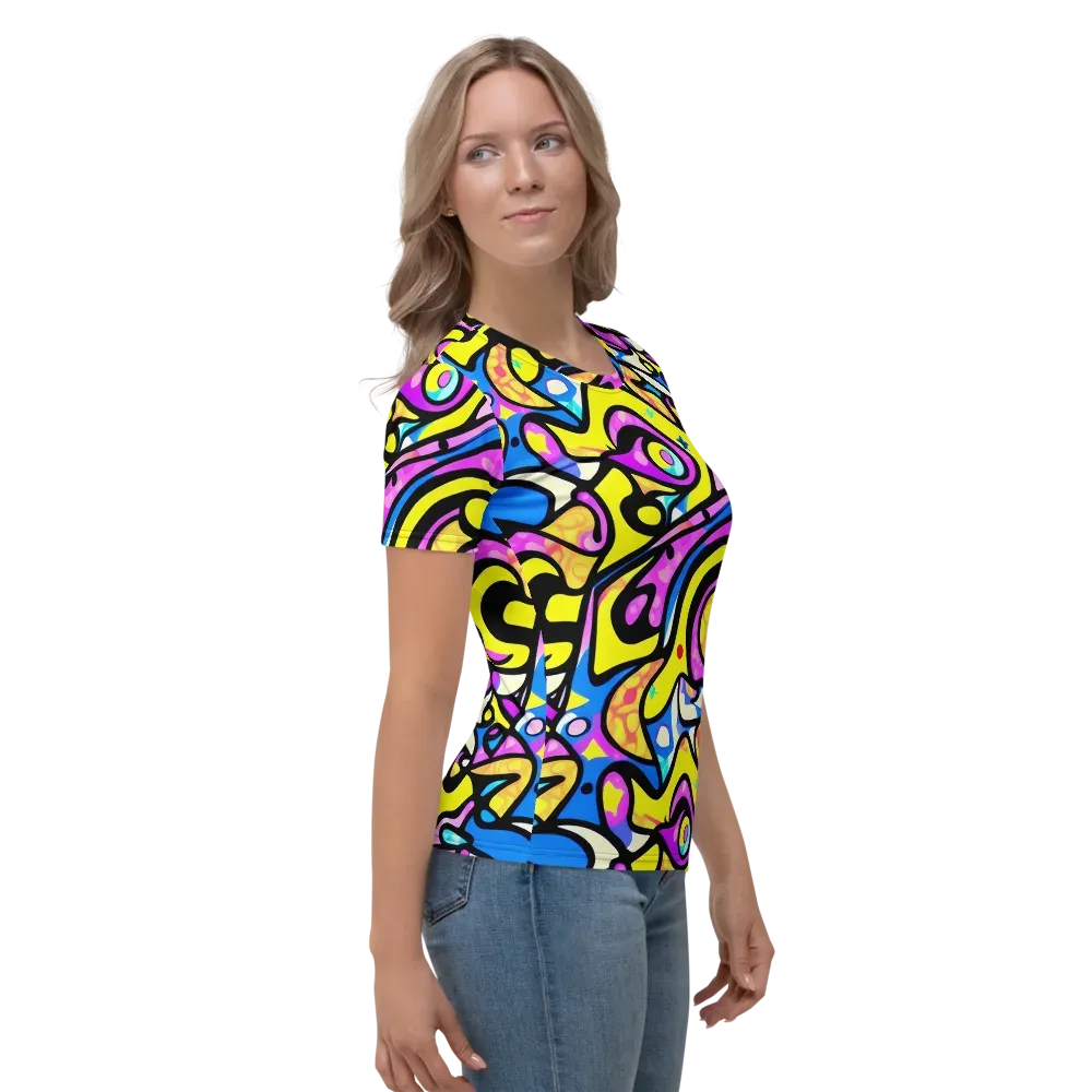 Britto's Odyssey on Women's Crew Neck T-Shirt — Right