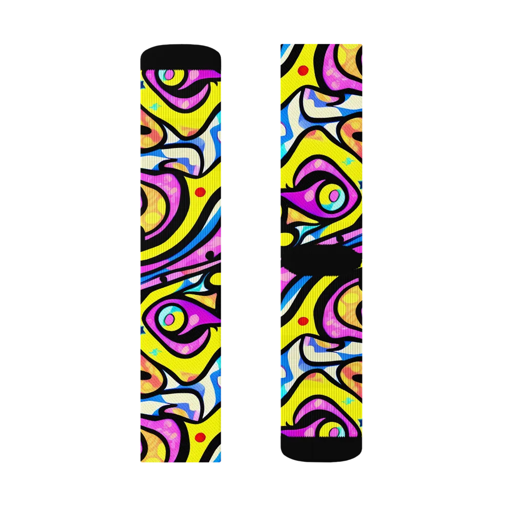 Britto's Odyssey on Socks — Left Sock