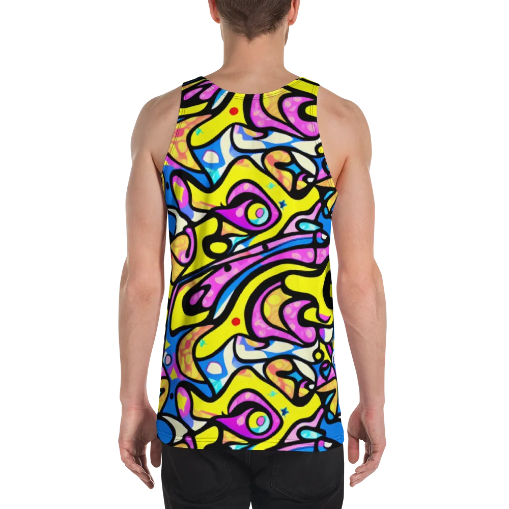Britto's Odyssey on Men's Tank Top — Back