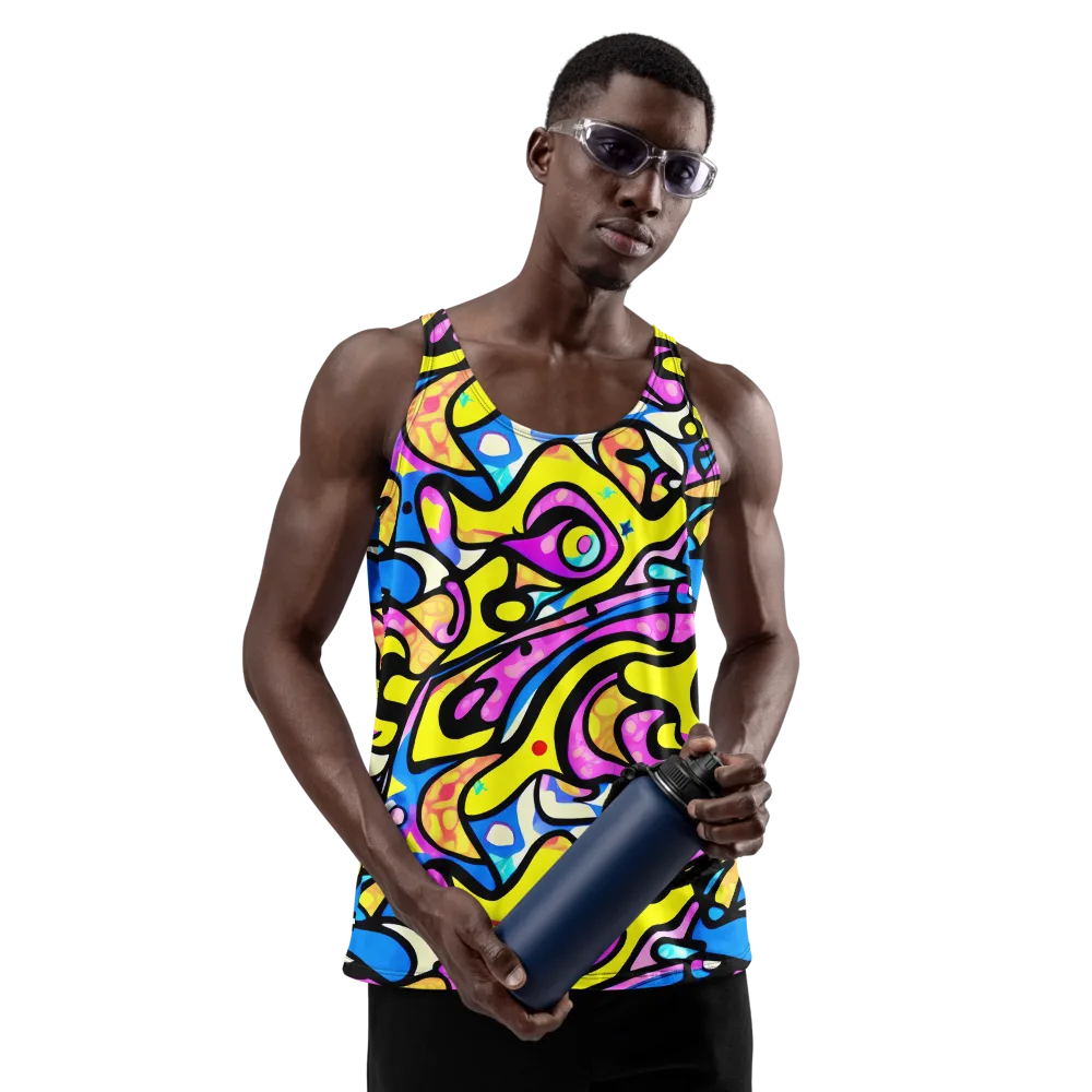 Britto's Odyssey on Men's Tank Top — Front