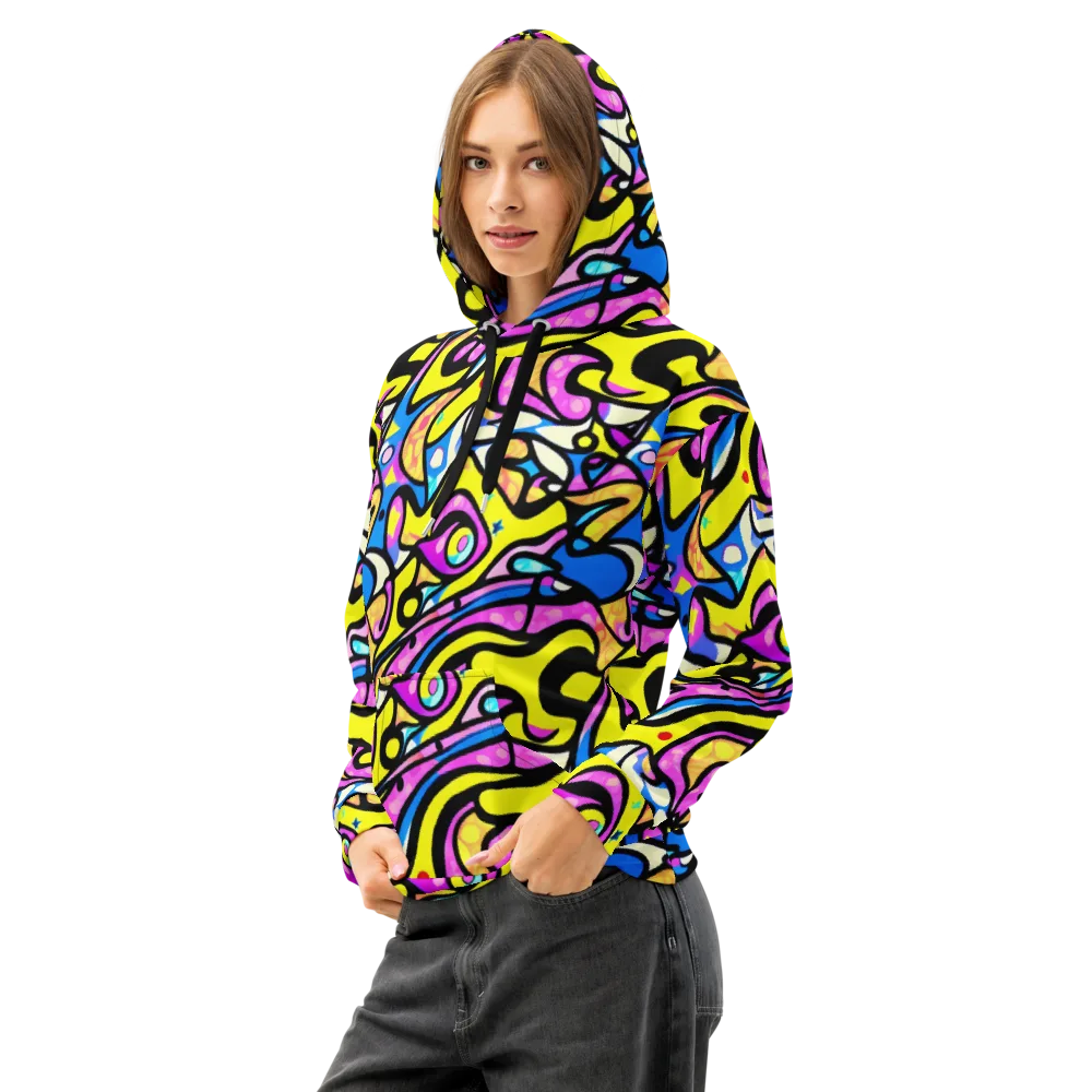 Britto's Odyssey on Cotton Hoodie — Left Front
