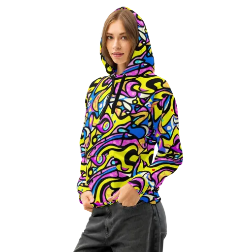 Britto's Odyssey on a Cotton Hoodie