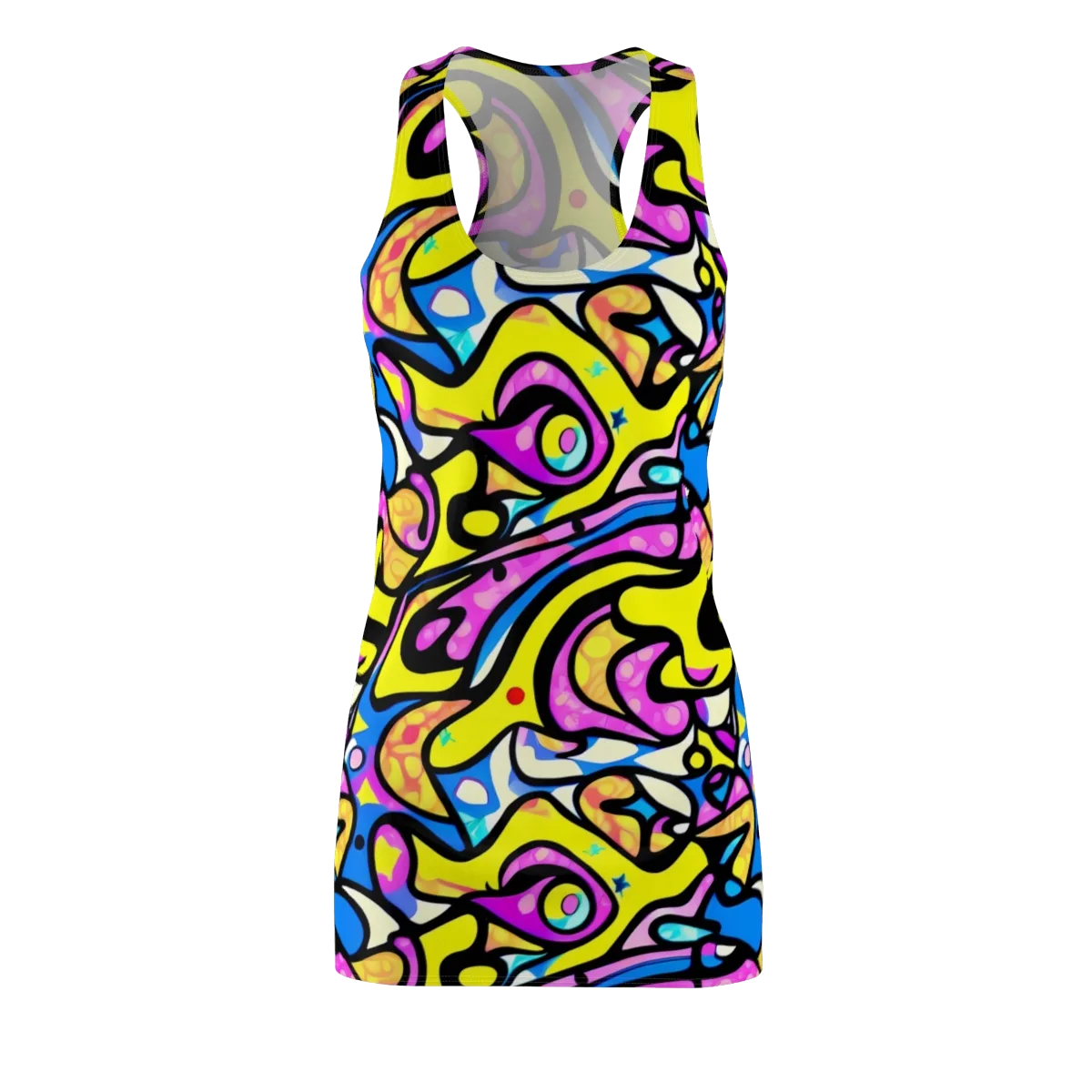 Britto's Odyssey on Racerback Dress — Front