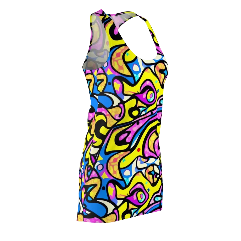 Britto's Odyssey on Racerback Dress — Front Side