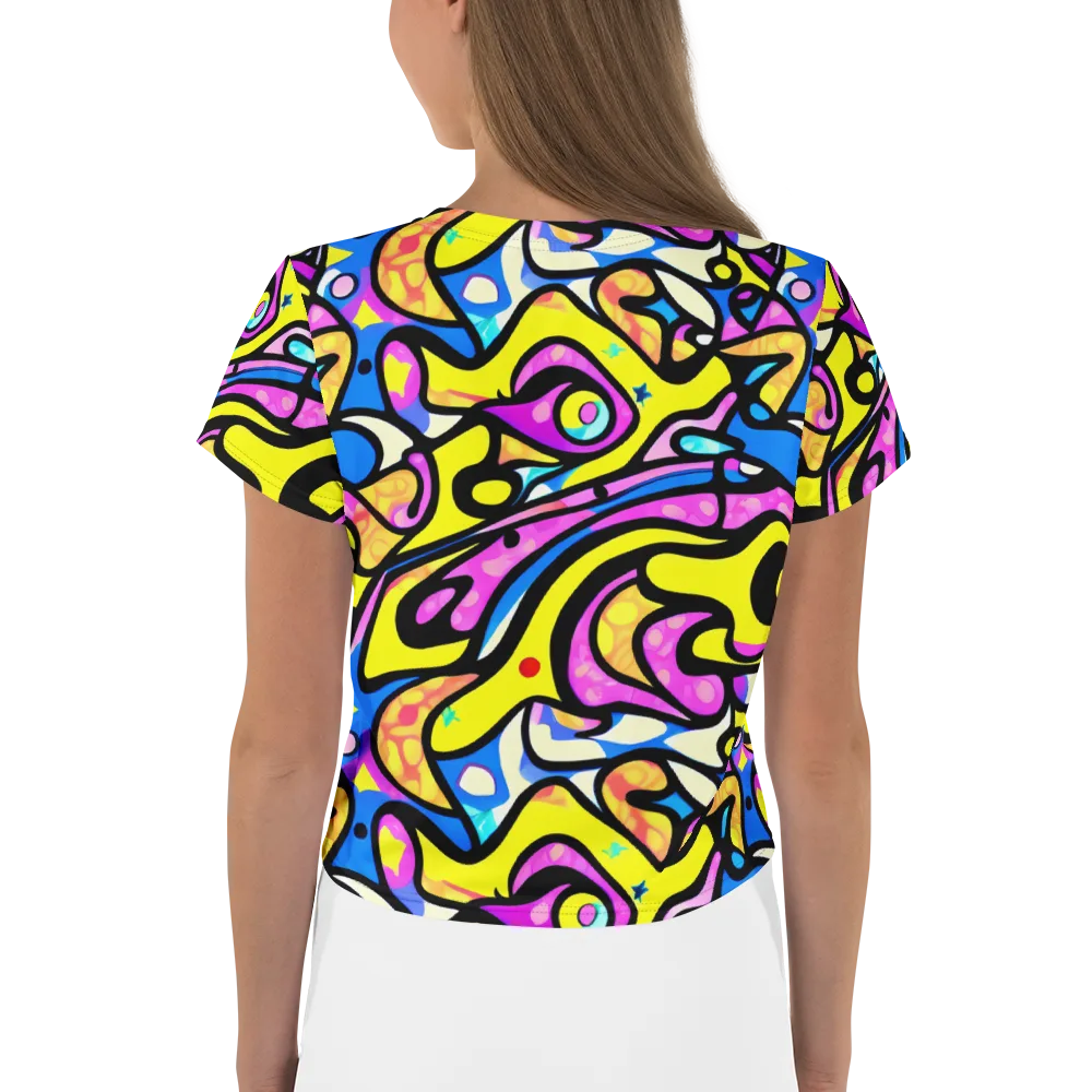 Britto's Odyssey on Crop Tee — Back