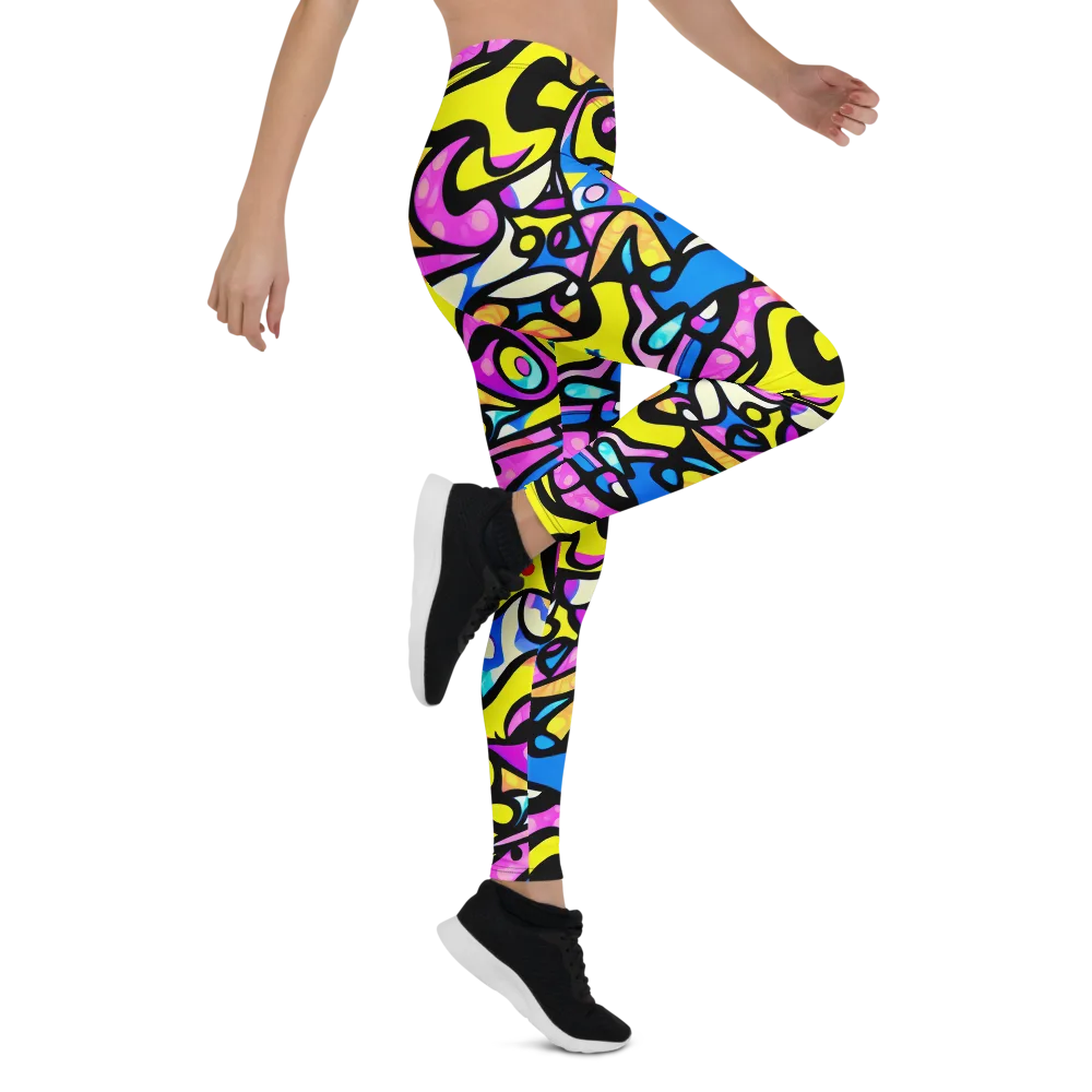 Britto's Odyssey on Leggings — Right